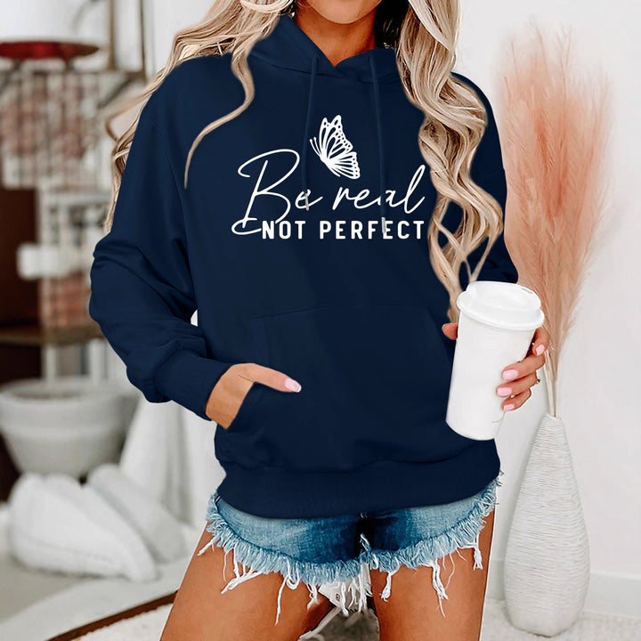 Damen Kapuzenpullover mit kreativem Motiv und bequemer Schnittführung Drune