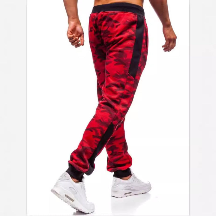 Herren bequeme Sporthose mit Camouflage-Muster und elastischem Bund Drune