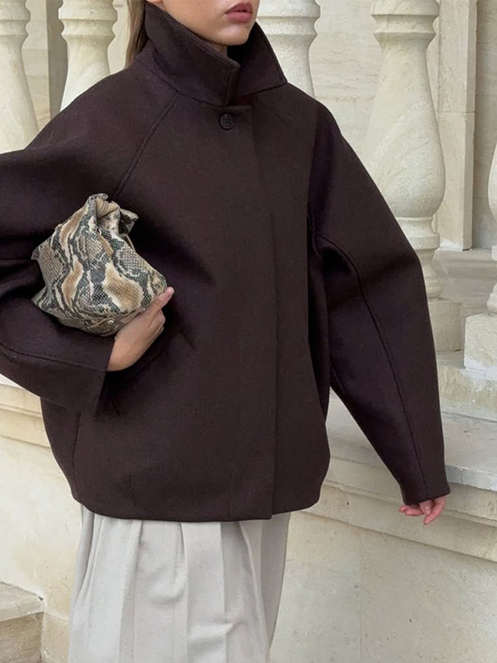 Damen Oversized Mantel Drune