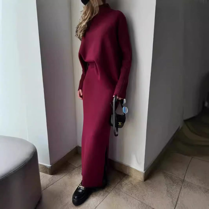 Damen Strickkleid im lässigen Oversized-Schnitt Drune