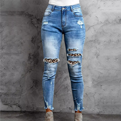 Damen Skinny Jeans mit aufregenden Destroyed-Details Drune