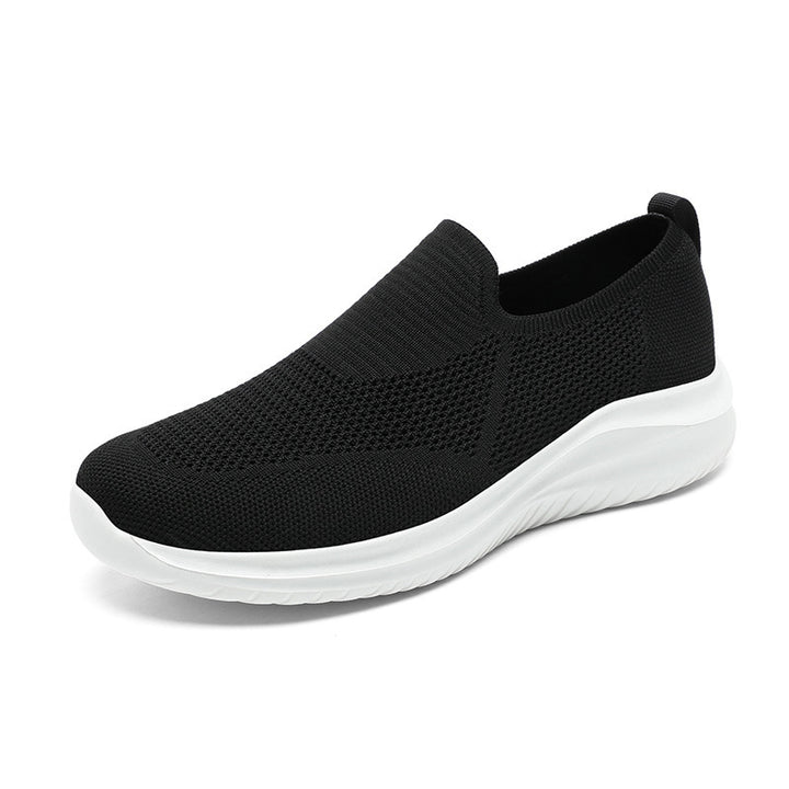 Unisex nan sockenähnlicher Strick-Slipper mit anatomischem Komfortfußbett und flexibler Leichtsohle Drune