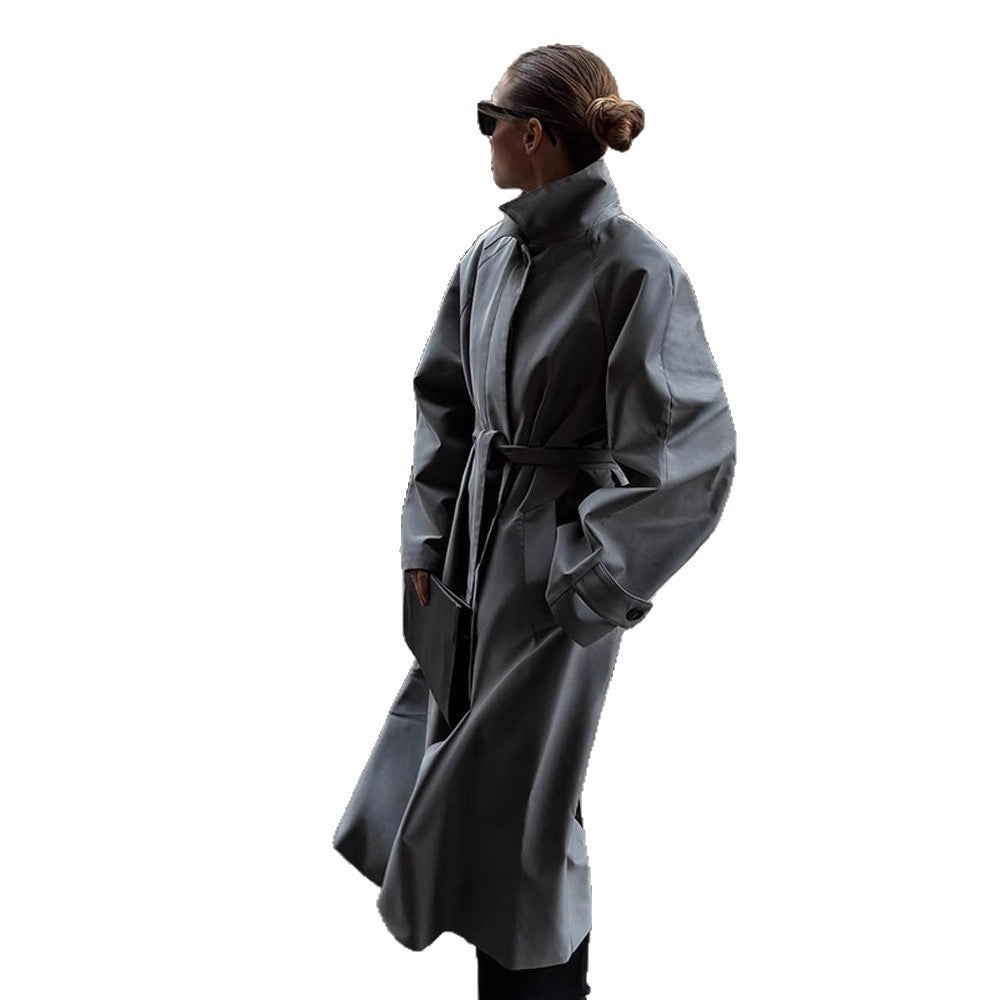 Damen eleganter Trenchcoat mit zeitgemäßen Schnitt Drune