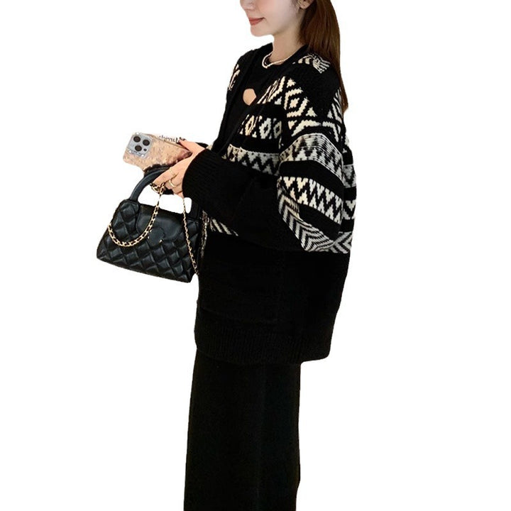 Damen kuscheliger Strickcardigan Drune