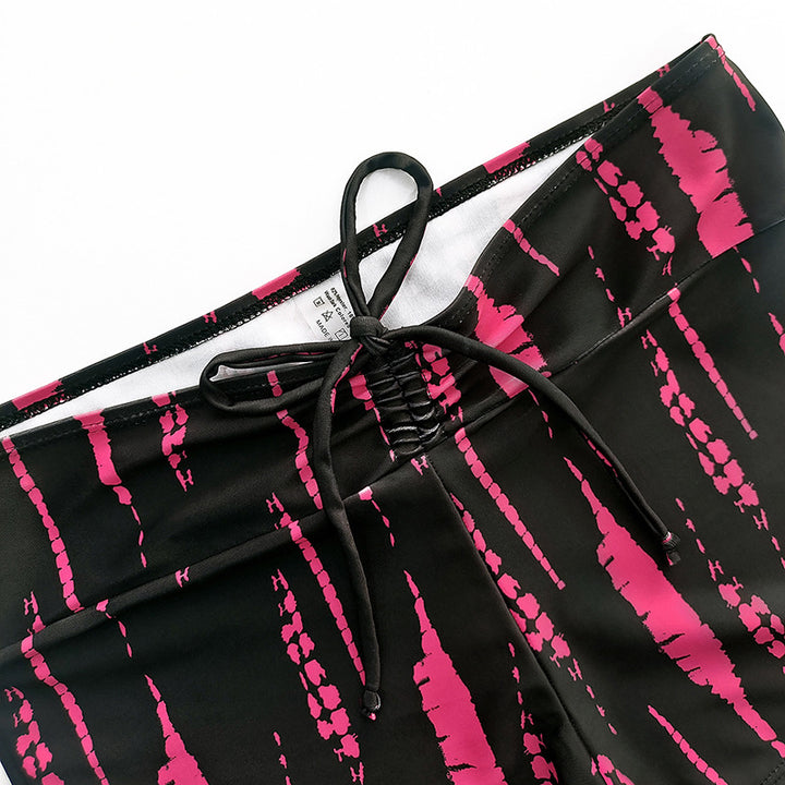 Damen Bikini-Set mit modischem Crop-Top und lässigen Shorts Drune