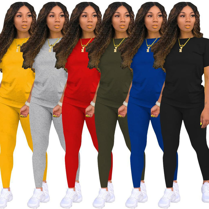 Damen Sportset mit T-Shirt und Leggings Drune