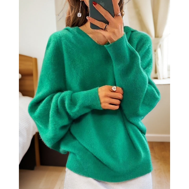 Damen gemütlicher Cashmere Pullover Drune