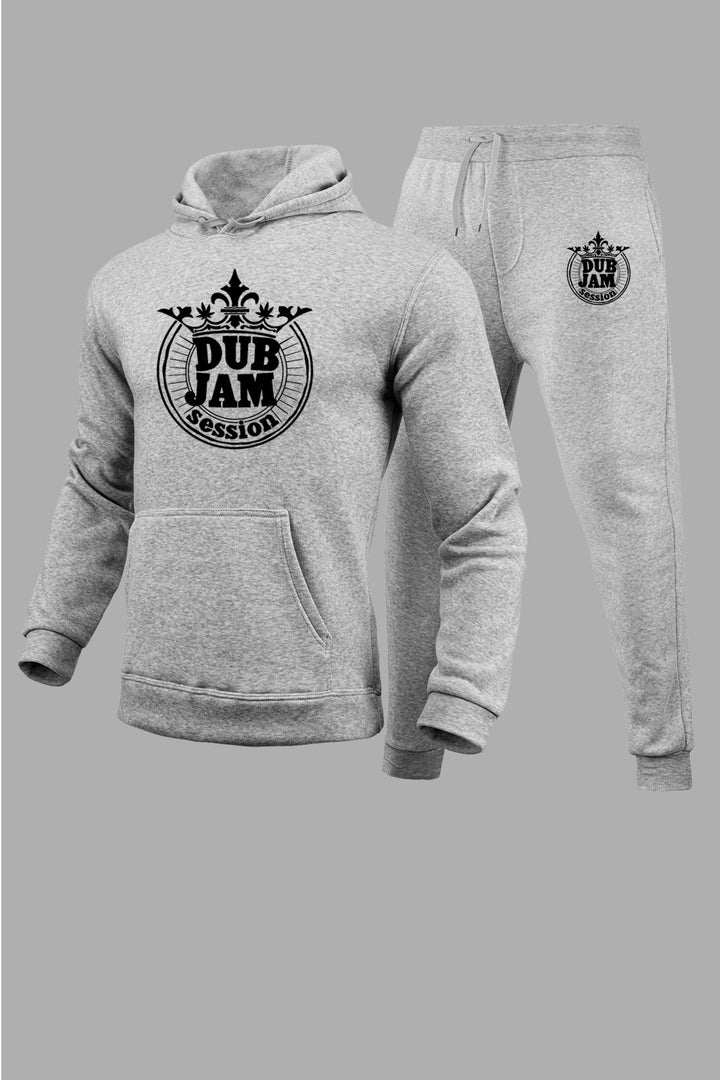 Herren Hoodie- und Jogginghose-Set mit stilvollem Grafikdruck Drune