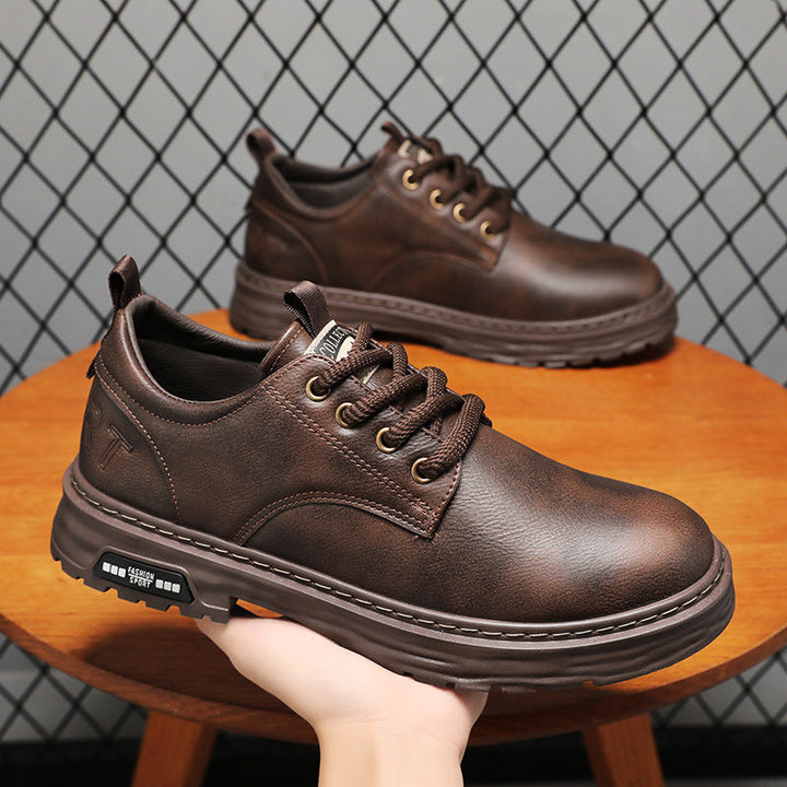 Herren Schnürschuhe aus Leder Drune