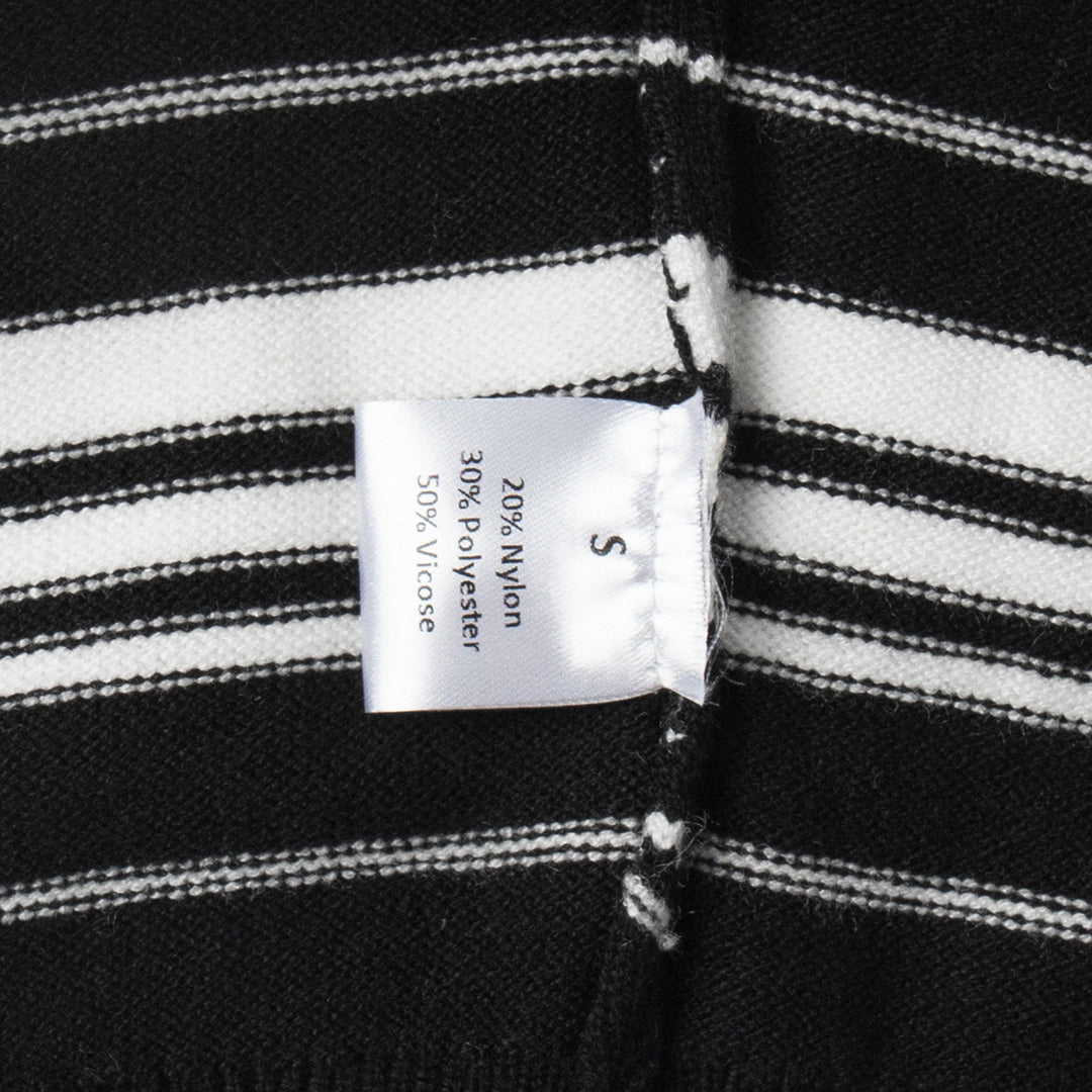 Damen gestreifter Cardigan mit lässiger Passform Drune