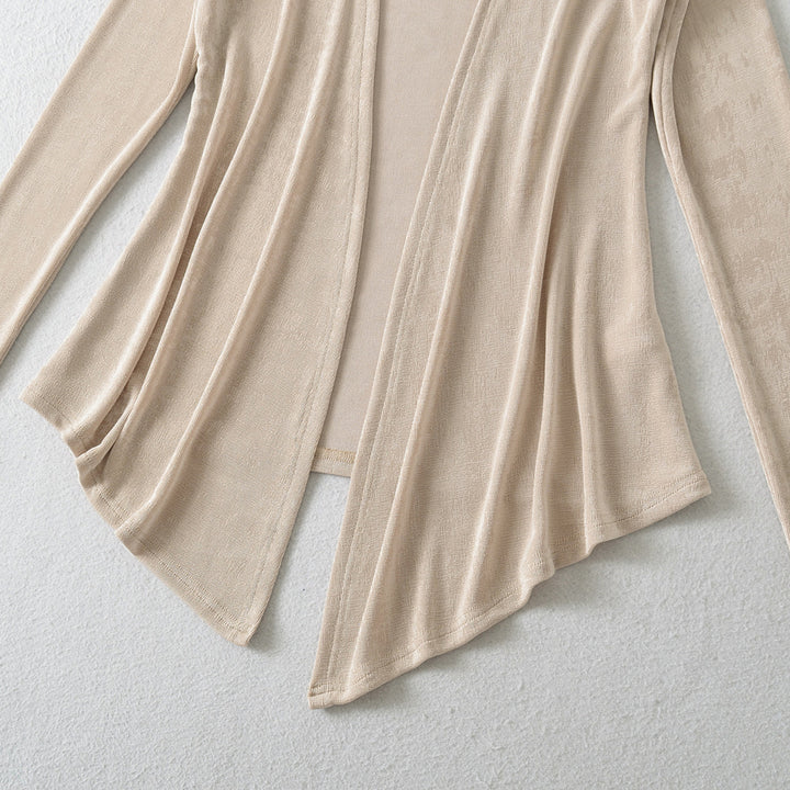 Damen eleganter, asymmetrischer Cardigan Drune
