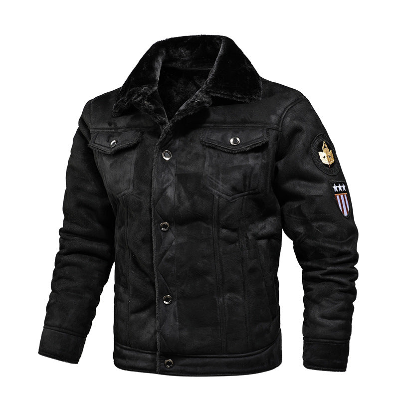 Drune | Leder Pilotenjacke mit Weicher Fütterung Marinus