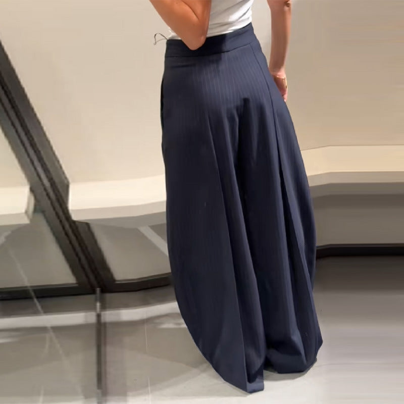Damen elegante weite Stoffhose Drune