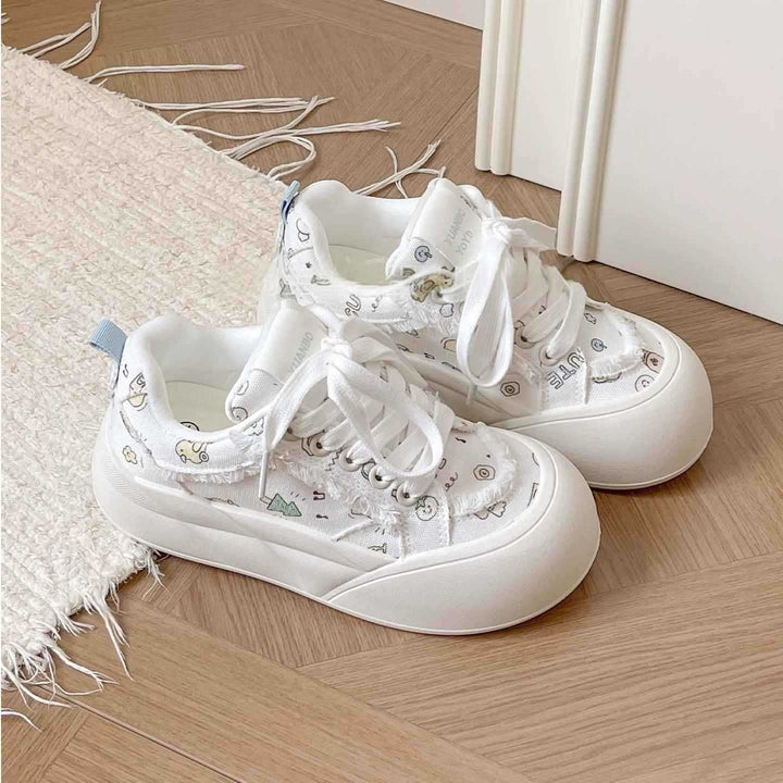 Damen Sneakers mit verspieltem Design und bequemer Dämpfung Drune