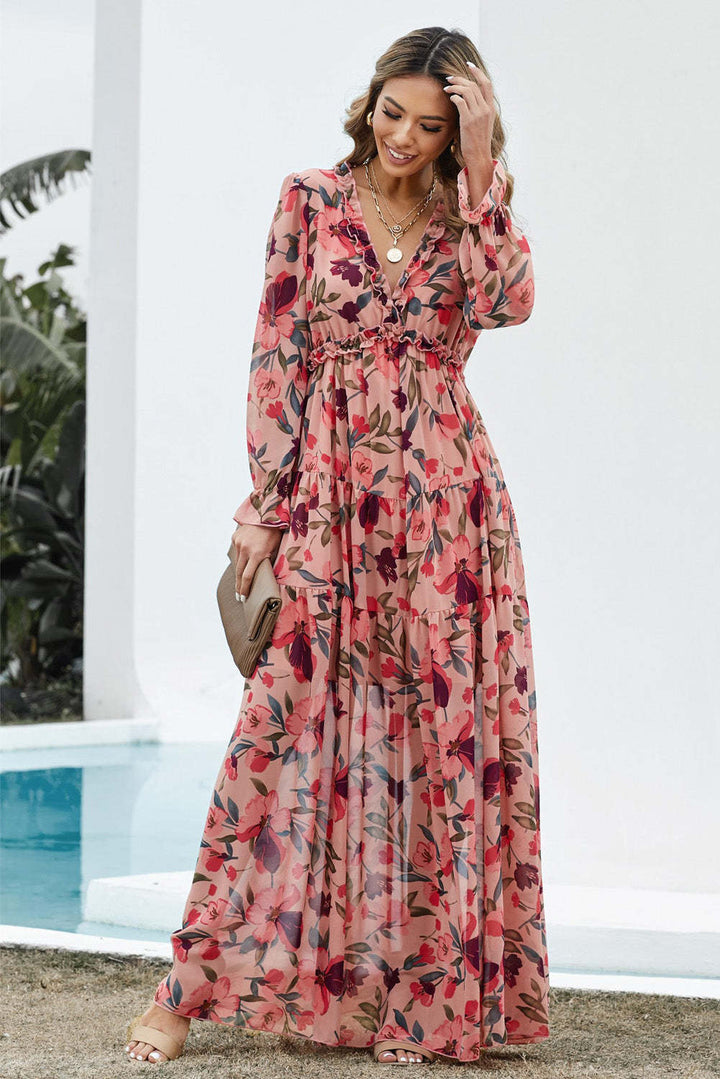 Damen Maxikleid Drune