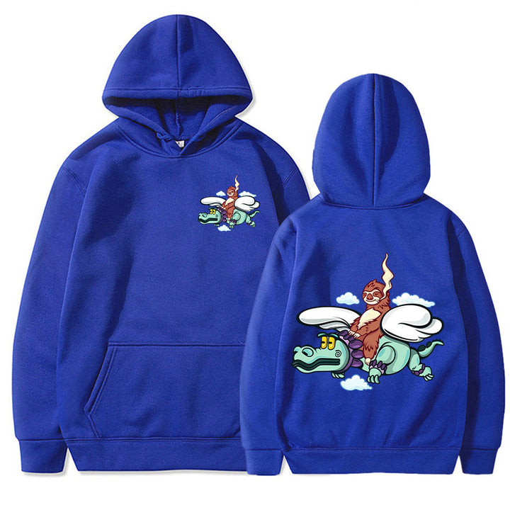 Damen Kapuzenpullover mit kreativem Grafikdesign und hochwertiger Innenausstattung Drune