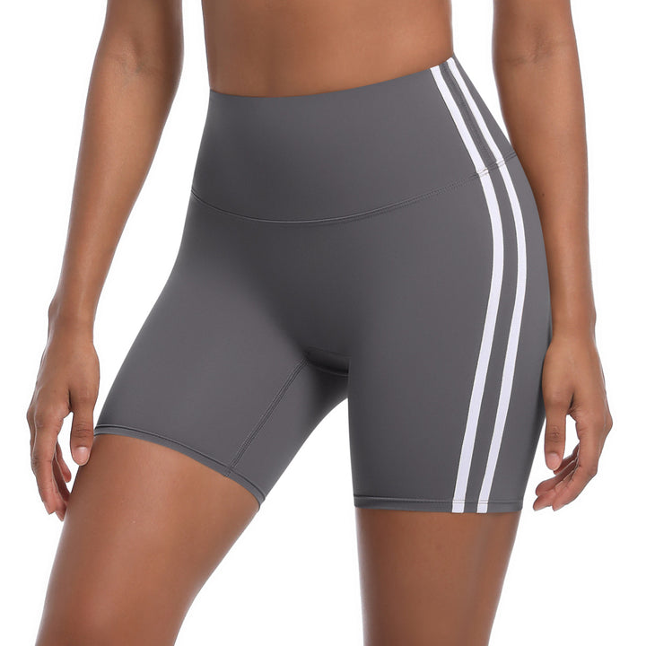 Damen Sportliche Shorts mit hohem Bund und strategischen Einsätzen für aktiven Komfort Drune