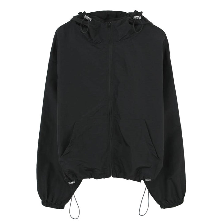 Damen leichte Windjacke mit verstellbarem Kordelzug Drune