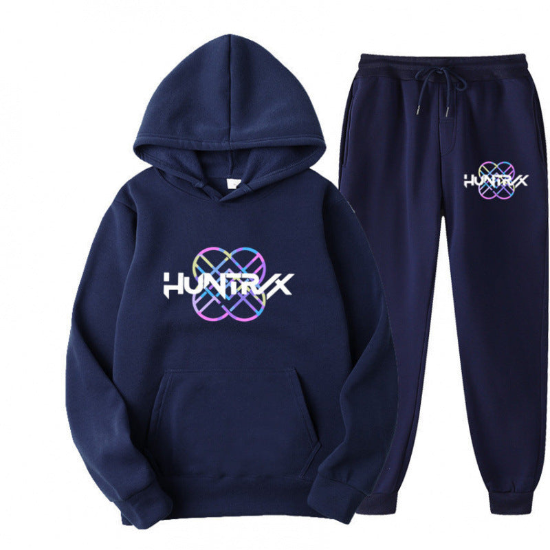 Damen Sweatanzug mit modernem Grafikdesign und lässiger Passform Drune