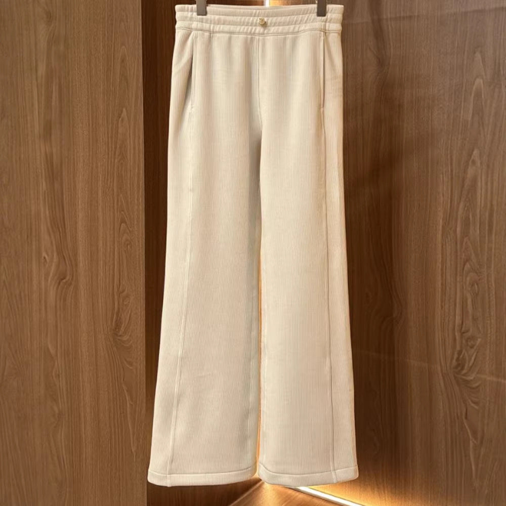 Damen Weit geschnittene, elastische Lounge-Hose Drune