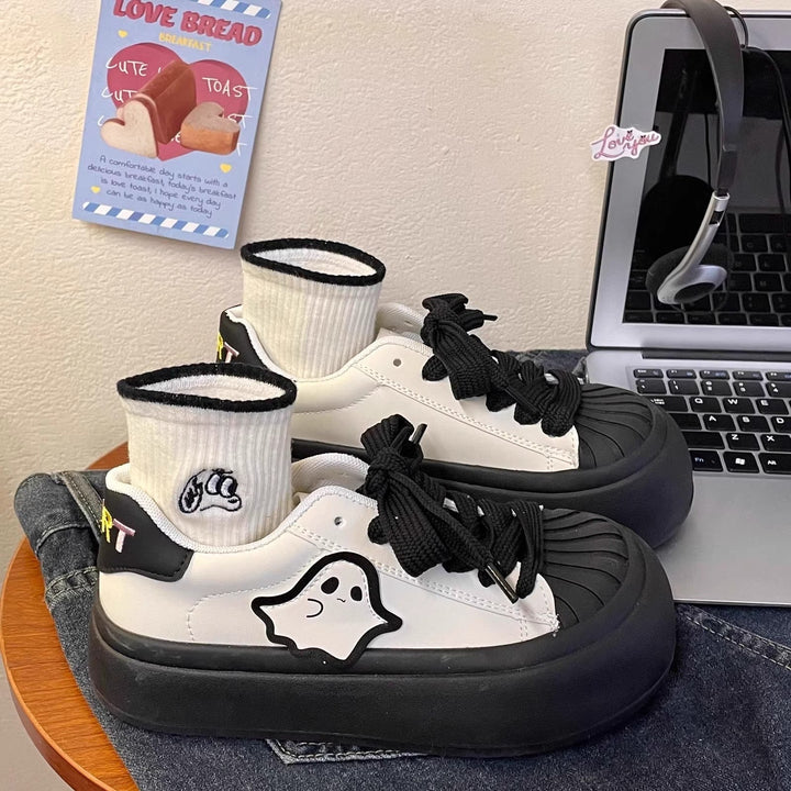 Damen Verspielte Sneakers mit einzigartigem Design und dicker Sohle Drune