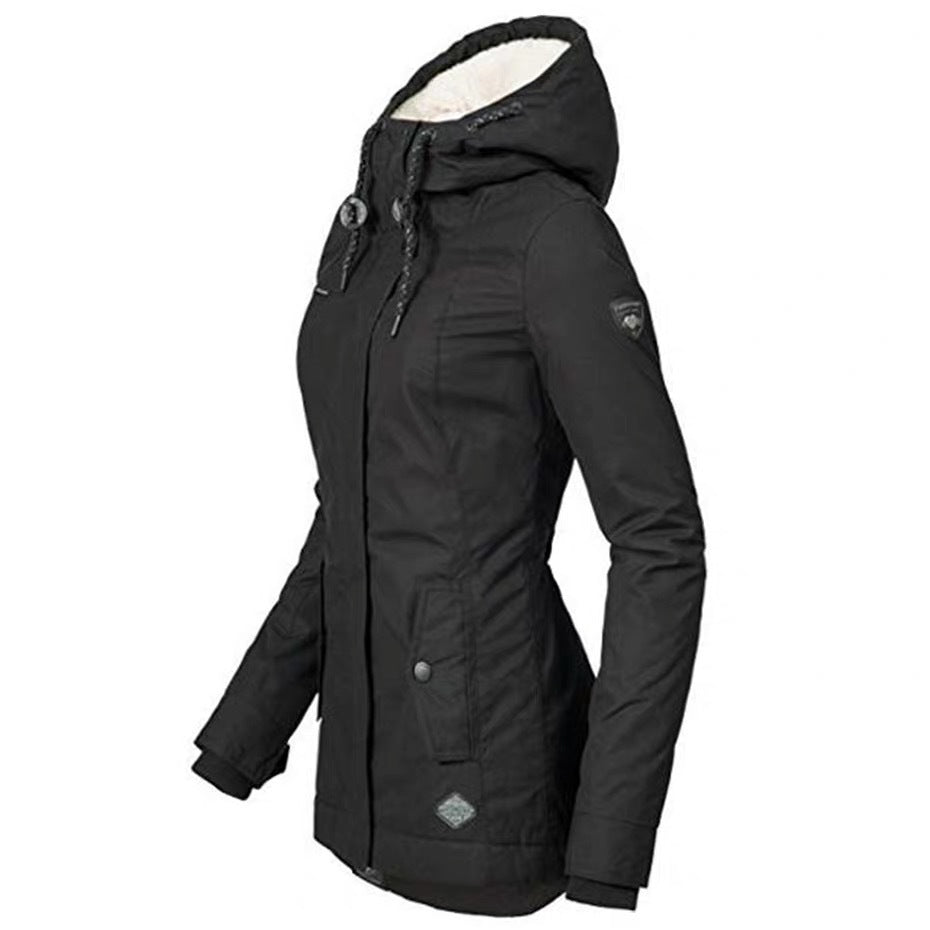 Drune | Parka Jacke - Warmes Sherpa-Futter - Wasserabweisend - Kältebeständiges Must-Have