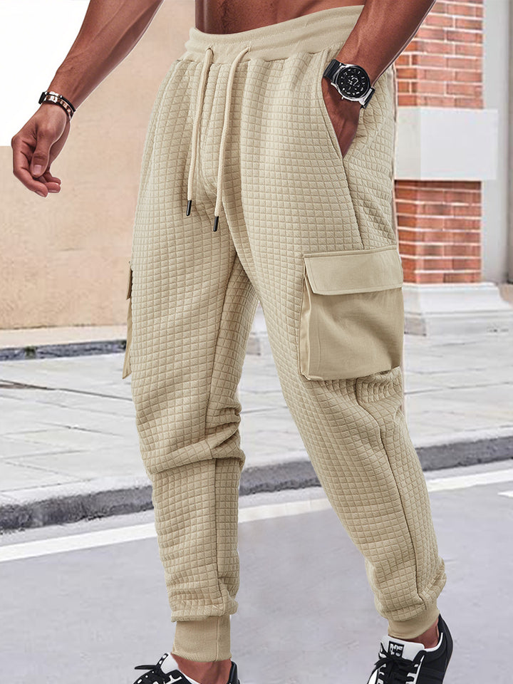 Herren Cargo-Jogginghose mit atmungsaktivem Material und praktischen Seitentaschen Drune