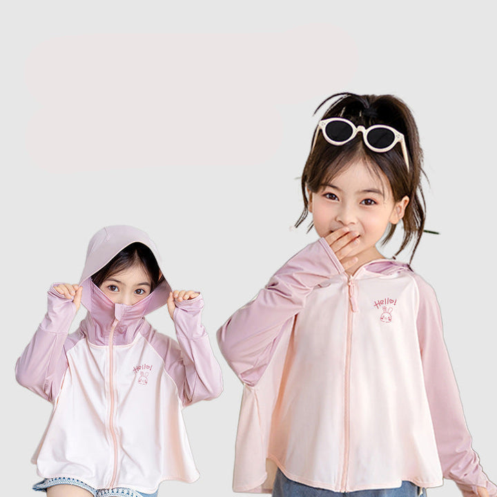 Kinder UV-Schutzjacke mit Kapuze und atmungsaktiven Eigenschaften Drune