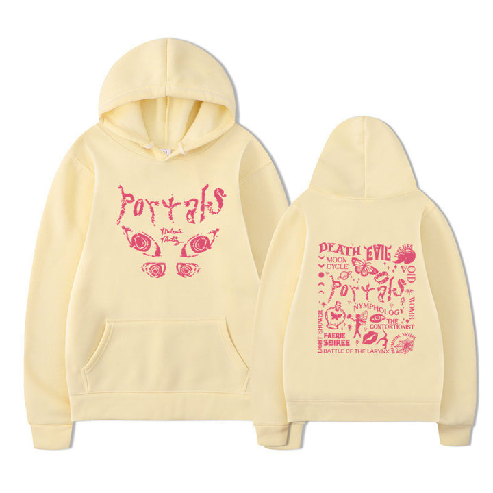 Damen Kapuzenpullover mit kreativem Motiv und bequemer Passform Drune