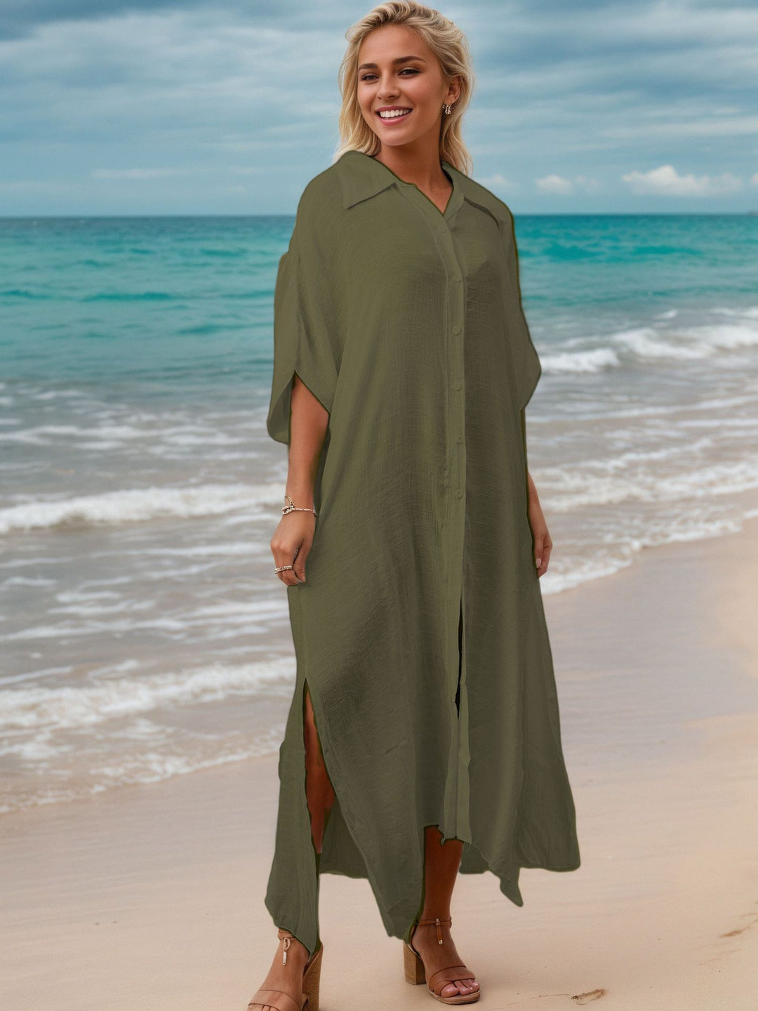 Damen Strandkleid Drune