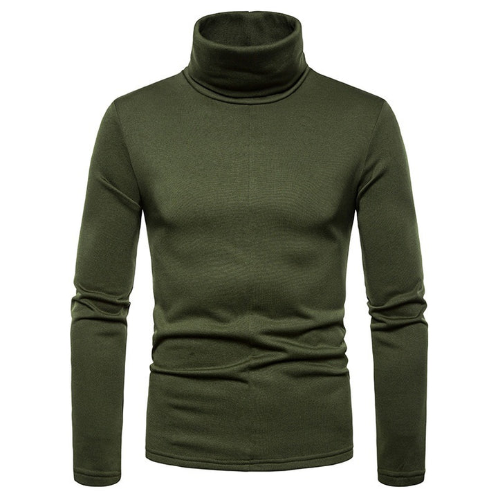 Herren Rollkragenpullover aus weichem Strickmaterial Drune