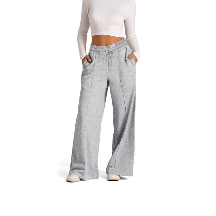 Damen Sweatpants mit weitem Schnitt und praktischen Taschen Drune