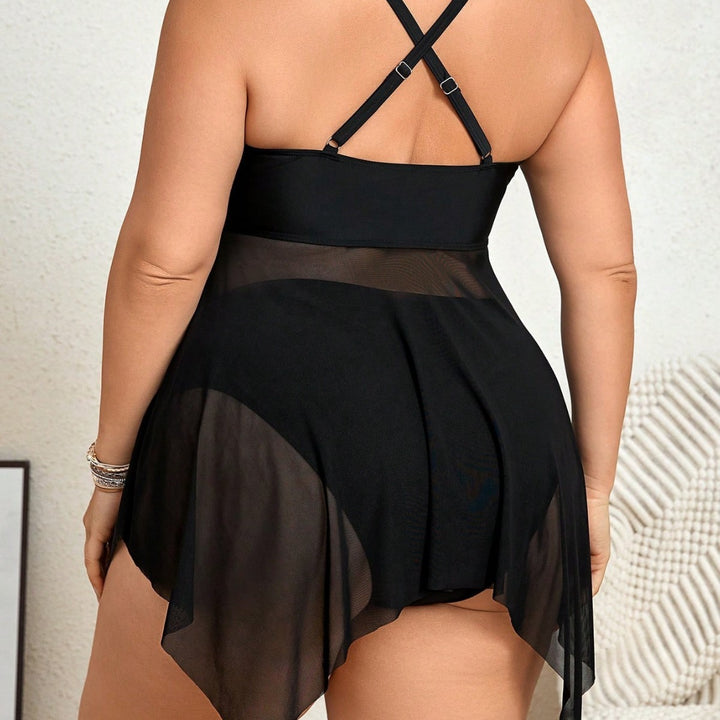 Damen Swimdress mit verführerischem Wickeldesign Drune