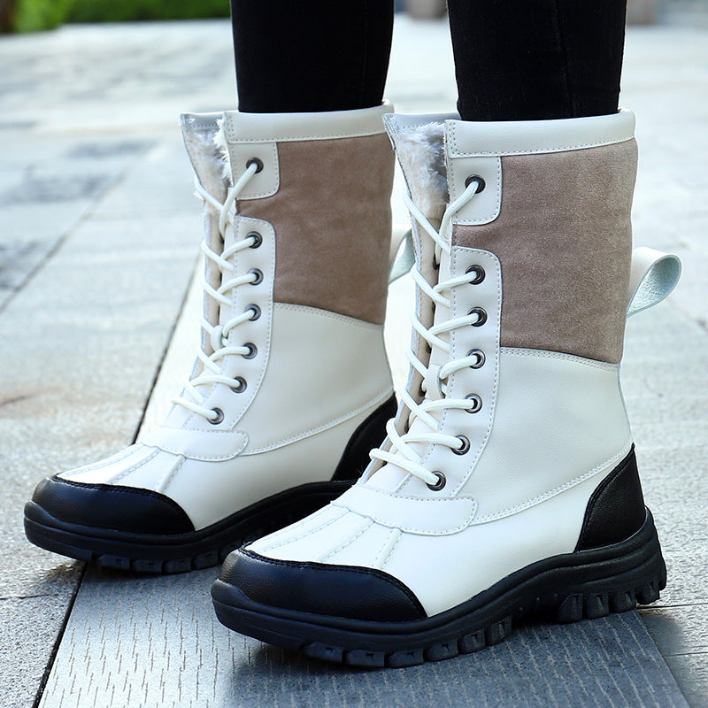 Damen Gefütterte Winterstiefel mit rutschfester Sohle und isolierendem Innenfutter Drune