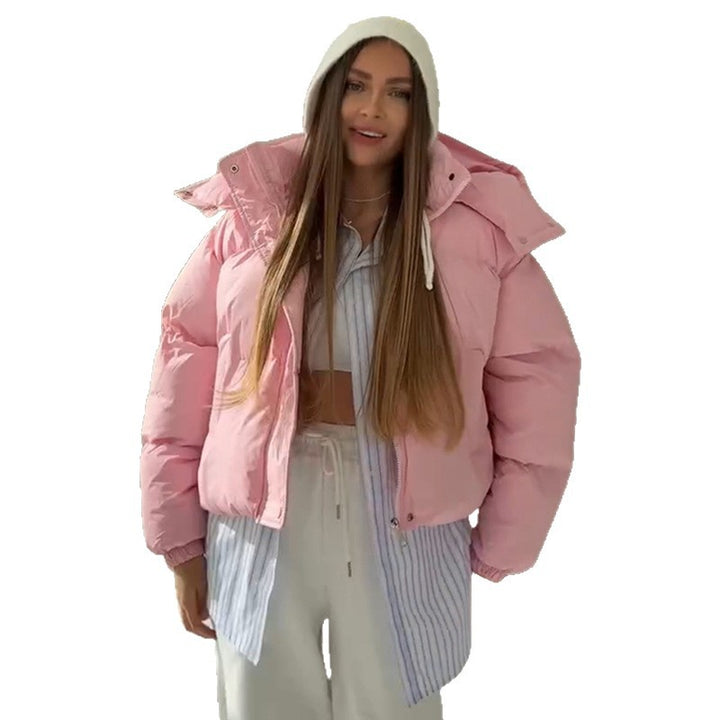 Damen wärmedämmende Steppjacke mit Kapuze Drune