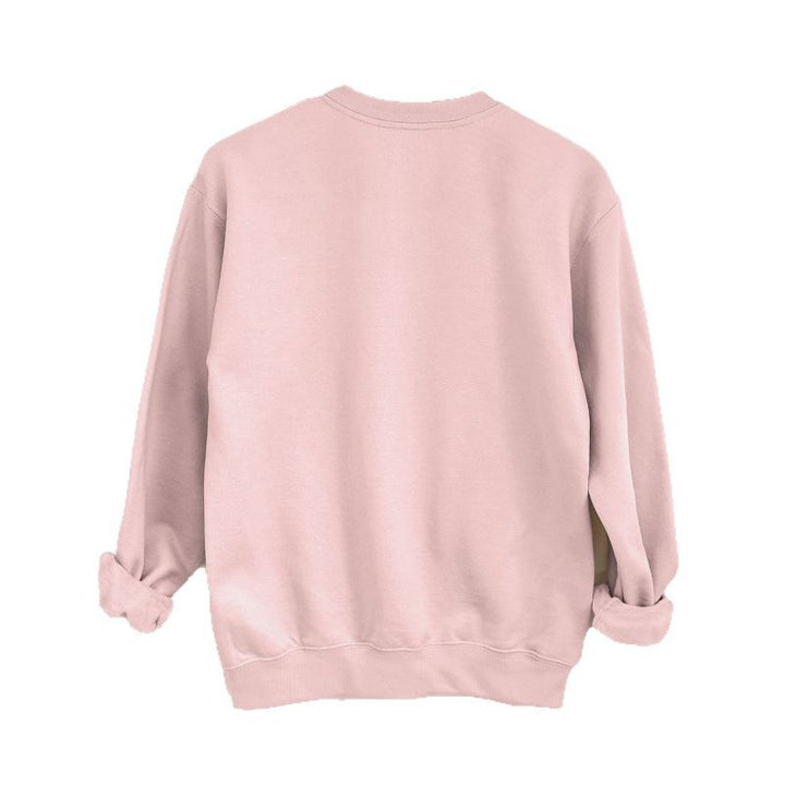 Damen Pullover mit inspirierendem Aufdruck und lässigem Schnitt Drune