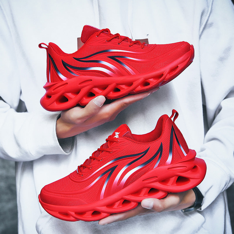 Herren nan sportliche Laufschuhe mit innovativer Hohlsohle und atmungsaktivem Netzgewebe Drune