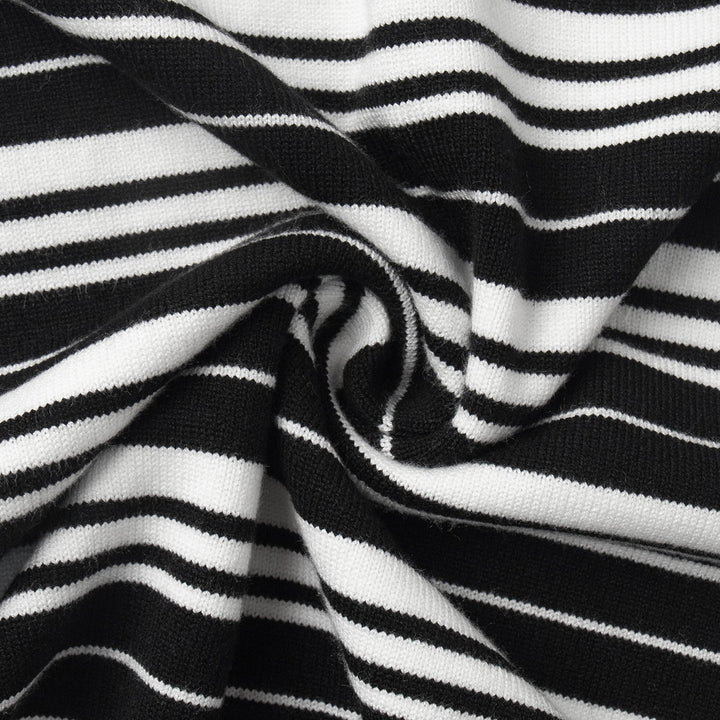Damen gestreifter Cardigan mit lässiger Passform Drune