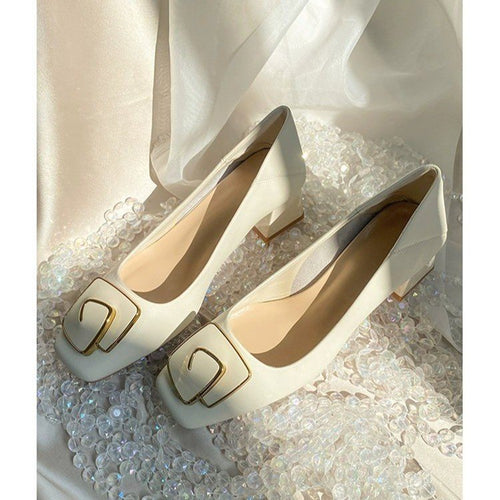 Damen Bequeme Pumps mit stilvollem Schnallen-Detail Drune