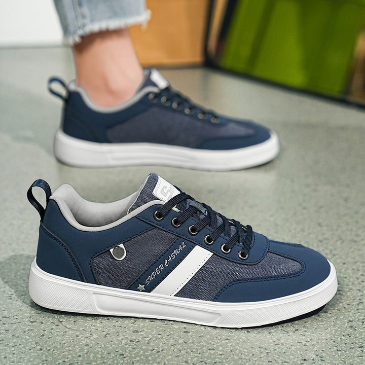 Herren nan urbaner Canvas- und Kunstleder-Sneaker mit gepolstertem Einstieg und profilierter Gummisohle Drune