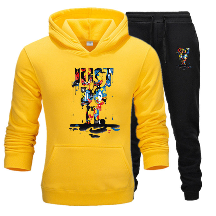 Damen Kapuzenpullover und Jogginghose Set Drune