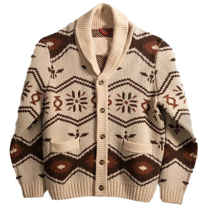 Damen Strickjacke mit aufwendigem Muster Drune
