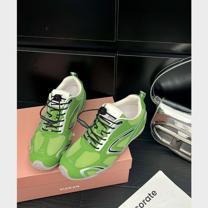 Damen Sportliche Hochleistungs-Sneakers mit atmungsaktiver Mesh-Konstruktion und rutschfester Sohle Drune