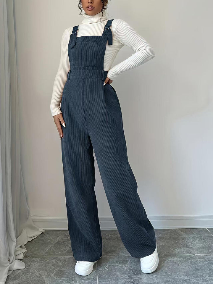Damen Lässig geschnittener Cord-Overall Drune