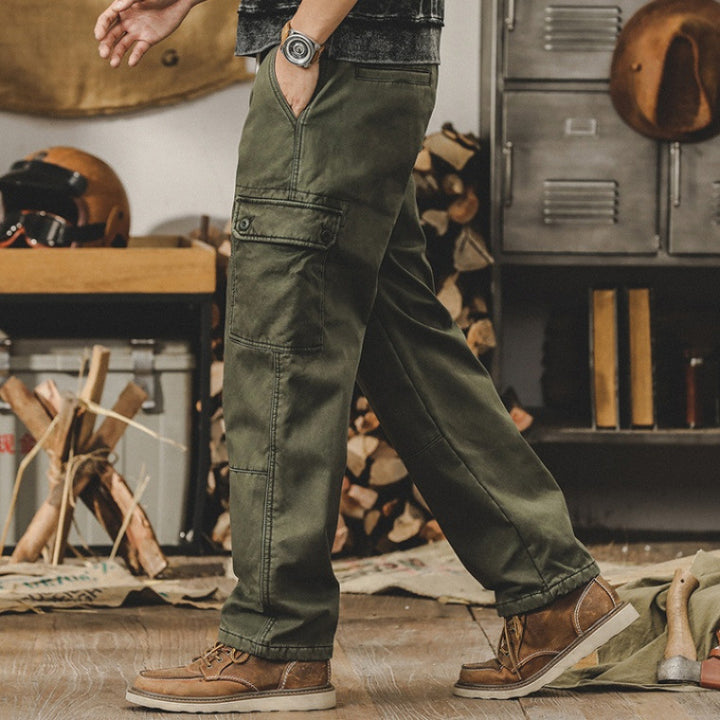 Herren Cargo-Hosen mit multifunktionalen Taschen und robustem Material Drune