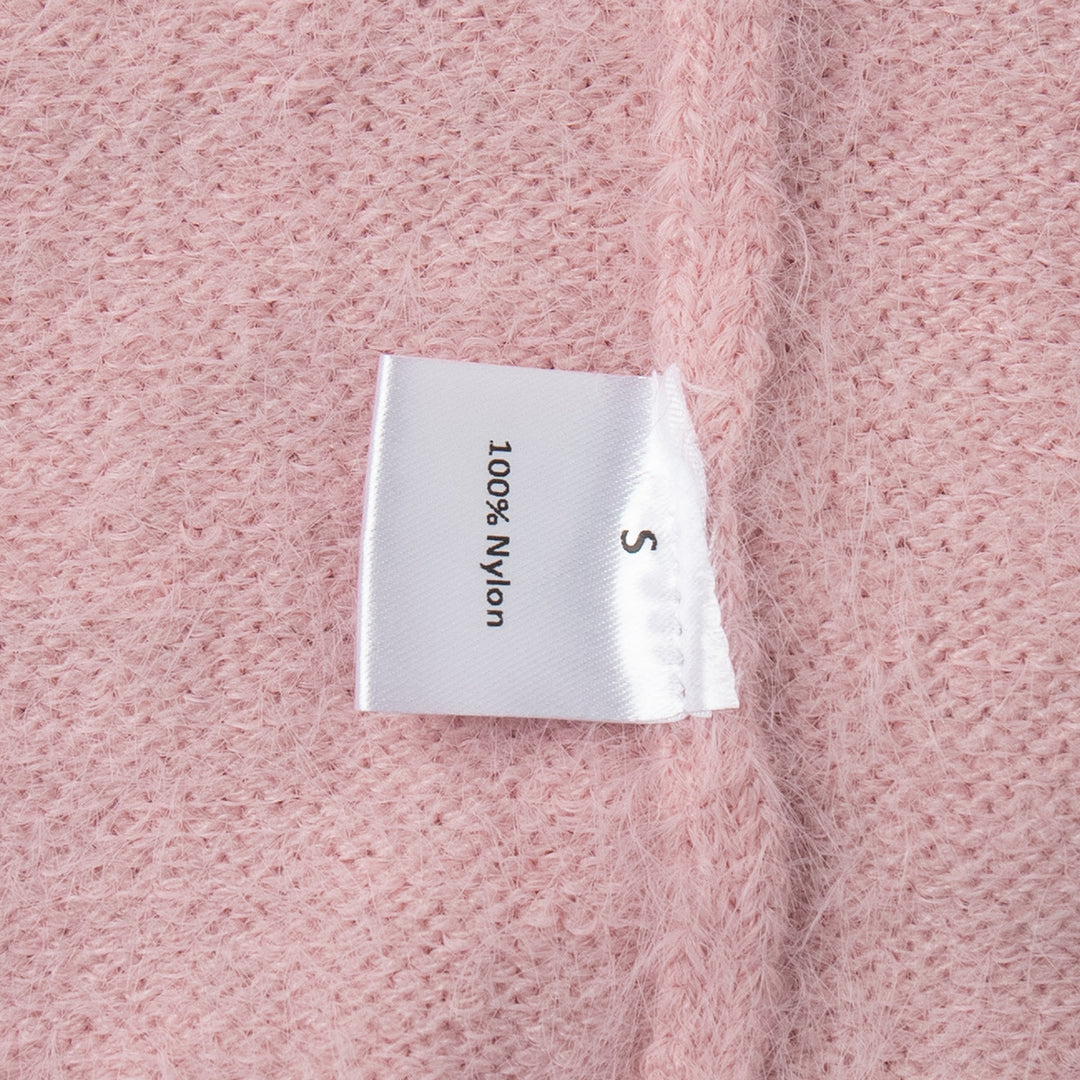 Damen Flauschiger Knit-Pullover aus 100% Nylon mit lässigem Schnitt Drune