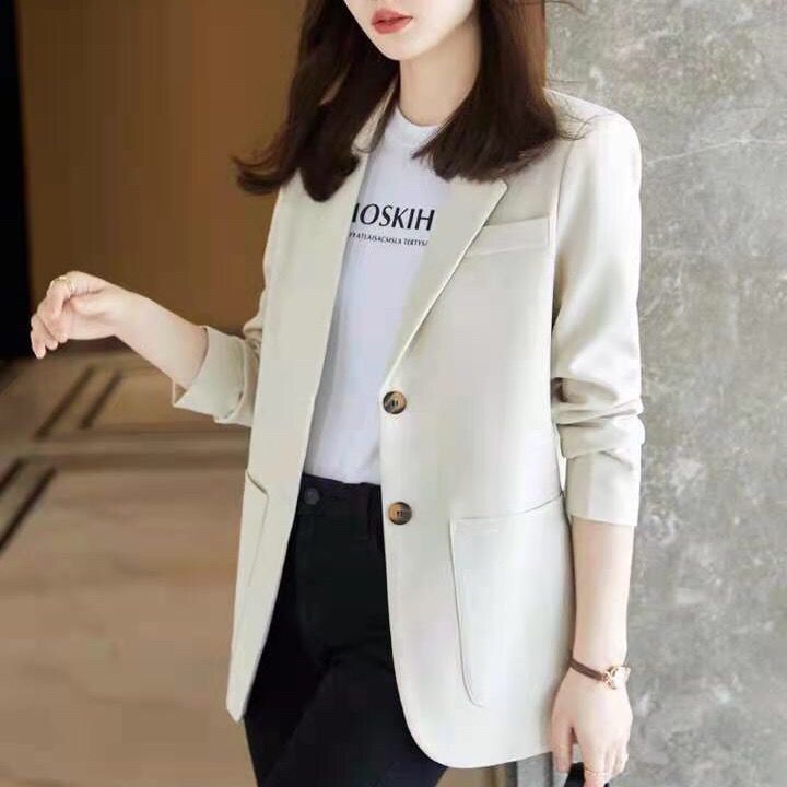Damen Eleganter und moderner Blazer mit aufgesetzten Taschen Drune