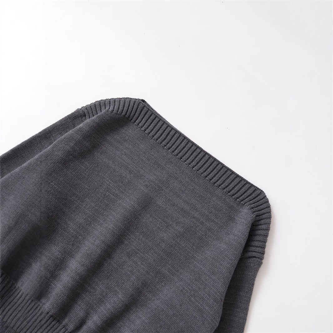 Damen lässiger Oversize-Pullover mit modernem Strukturdesign Drune