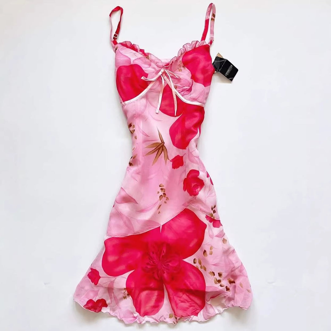 Damen Freizeitkleid mit floralem Design Drune