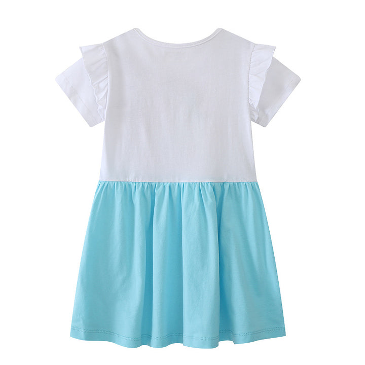 Mädchen Freizeitkleid mit zauberhaftem Einhorn-Motiv Drune